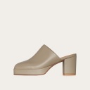 Gloria flats, pebble grey